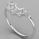 Pear diamond ring