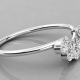 unique pear diamond ring