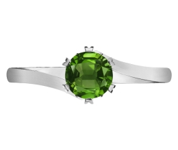 Emerald engagement ring