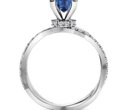 ring with diamonds all around
