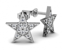DIAMOND STAR EARRINGS