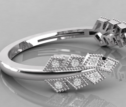 glowing diamond ring