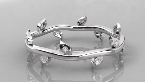white gold 18k