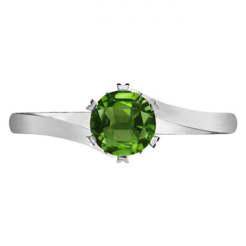 Emerald engagement ring